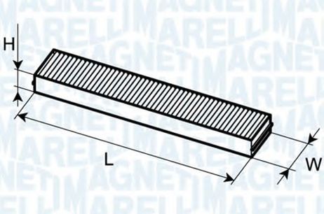 фото Magneti Marelli 350203061070 Фильтр салона Magneti Marelli 350203061070 Фильтр салона