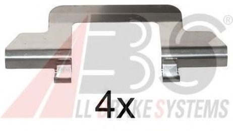 фото ABS 1243Q Комплектующие, колодки дискового тормоза ABS 1243Q Комплектующие, колодки дискового тормоза