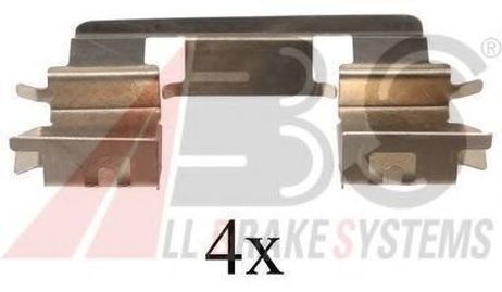фото ABS 1294Q Комплектующие, колодки дискового тормоза ABS 1294Q Комплектующие, колодки дискового тормоза