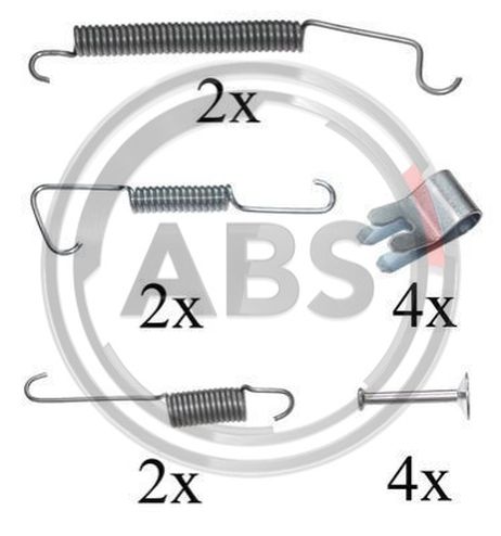 ABS 0805Q Комплектующие, тормозная колодка