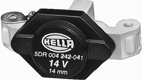 фото Hella 5DR 004 242-041 Реле-регулятор генератора Hella 5DR 004 242-041 Реле-регулятор генератора
