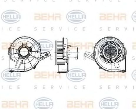фото Hella 8EW 009 157-131 Вентилятор салона Hella 8EW 009 157-131 Вентилятор салона