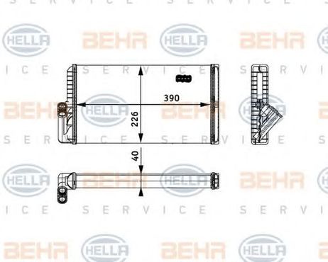 фото Hella 8FH 351 312-541 Отопитель салона Hella 8FH 351 312-541 Отопитель салона