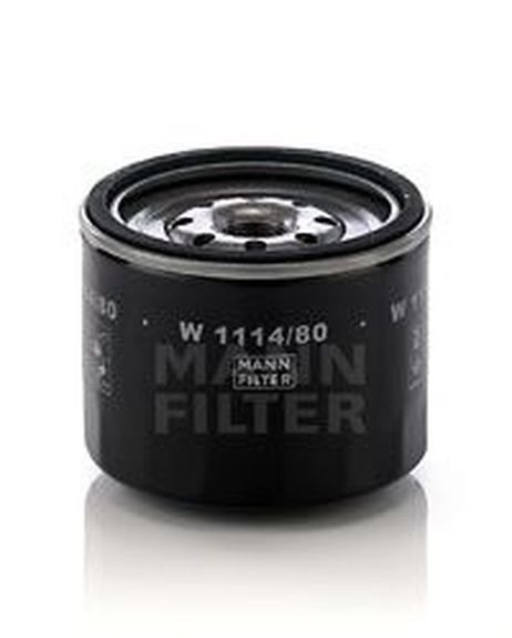 фото Mann W 1114/80 Фильтр масляный Mann W 1114/80 Фильтр масляный