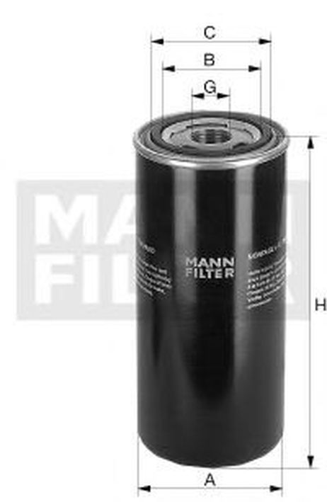 фото Mann WD 940/2 Фильтр гидравлический системы гидроусилителя руля Mann WD 940/2 Фильтр гидравлический системы гидроусилителя руля