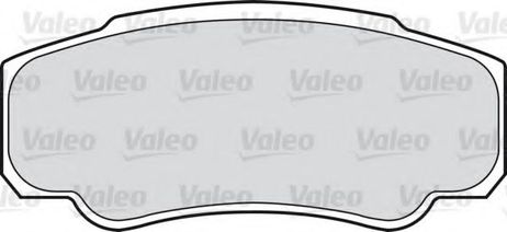 фото Valeo 598570 Колодки тормозные дисковые | зад | Valeo 598570 Колодки тормозные дисковые | зад |