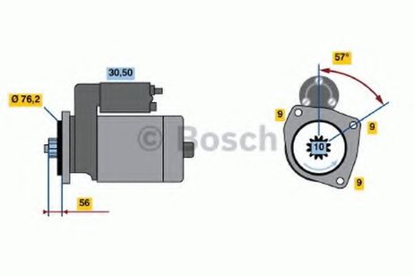 фото Bosch 0 986 016 990 Стартер Bosch 0 986 016 990 Стартер