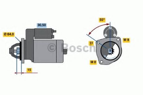 фото Bosch 0 986 018 880 Стартер Bosch 0 986 018 880 Стартер