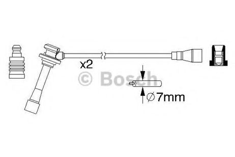 фото Bosch 0 986 357 203 Комплект высоковольтных проводов Bosch 0 986 357 203 Комплект высоковольтных проводов