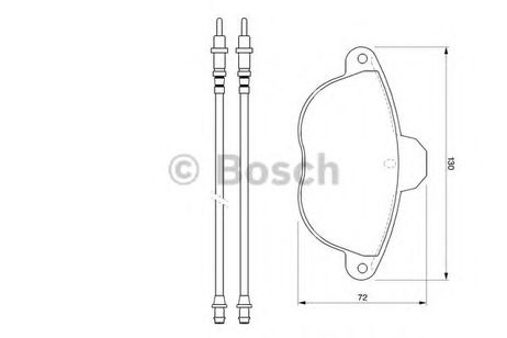 фото Bosch 0 986 424 473 Колодки тормозные дисковые | перед | Bosch 0 986 424 473 Колодки тормозные дисковые | перед |