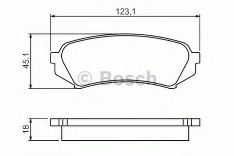 фото Bosch 0 986 424 641 Колодки тормозные дисковые | зад | Bosch 0 986 424 641 Колодки тормозные дисковые | зад |