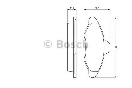 фото Bosch 0 986 460 949 Колодки тормозные дисковые | перед | Bosch 0 986 460 949 Колодки тормозные дисковые | перед |