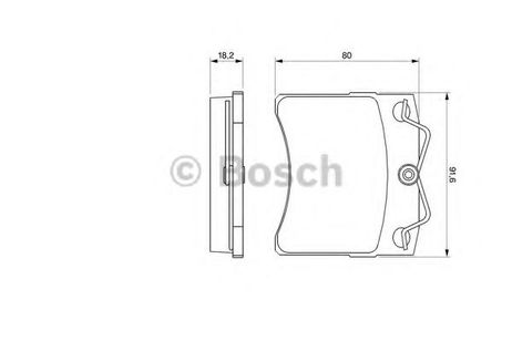 фото Bosch 0 986 460 954 Колодки тормозные дисковые | перед | Bosch 0 986 460 954 Колодки тормозные дисковые | перед |