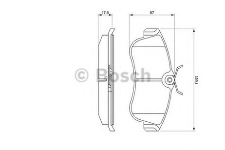 фото Bosch 0 986 461 147 Колодки тормозные дисковые | перед | Bosch 0 986 461 147 Колодки тормозные дисковые | перед |