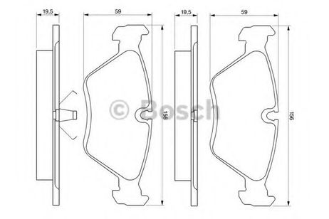 фото Bosch 0 986 461 752 Колодки тормозные дисковые | перед | Bosch 0 986 461 752 Колодки тормозные дисковые | перед |