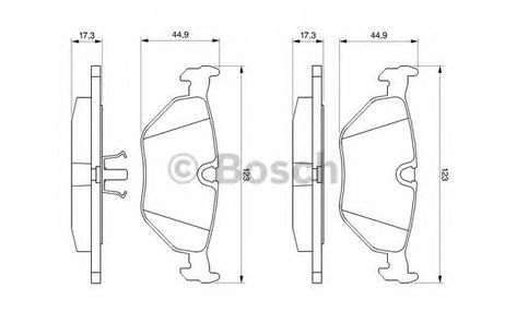 фото Bosch 0 986 469 960 Колодки тормозные дисковые | зад | Bosch 0 986 469 960 Колодки тормозные дисковые | зад |