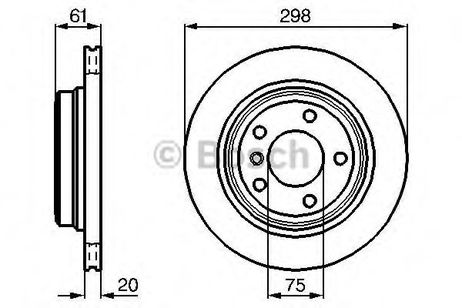 фото Bosch 0 986 478 426 Диск тормозной | зад | Bosch 0 986 478 426 Диск тормозной | зад |