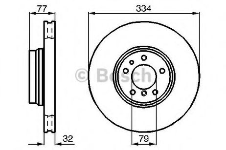 фото Bosch 0 986 478 623 Диск тормозной | перед | Bosch 0 986 478 623 Диск тормозной | перед |