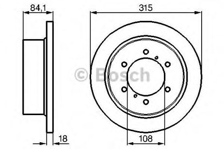 фото Bosch 0 986 478 713 Диск тормозной | зад | Bosch 0 986 478 713 Диск тормозной | зад |