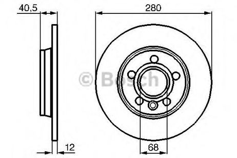 фото Bosch 0 986 478 871 Диск тормозной | зад | Bosch 0 986 478 871 Диск тормозной | зад |