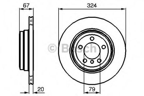 фото Bosch 0 986 479 004 Диск тормозной | зад | Bosch 0 986 479 004 Диск тормозной | зад |