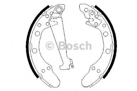 фото Bosch 0 986 487 270 Колодки тормозные барабанные | зад | Bosch 0 986 487 270 Колодки тормозные барабанные | зад |