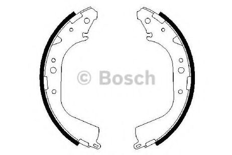 фото Bosch 0 986 487 414 Колодки тормозные барабанные | перед | Bosch 0 986 487 414 Колодки тормозные барабанные | перед |