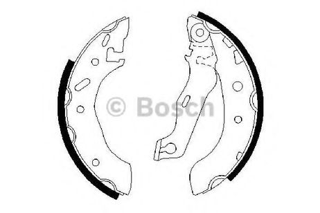 фото Bosch 0 986 487 553 Колодки тормозные барабанные | перед | Bosch 0 986 487 553 Колодки тормозные барабанные | перед |