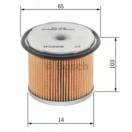 фото Bosch 1 457 429 289 Фильтр топливный Bosch 1 457 429 289 Фильтр топливный