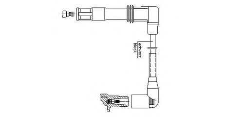 фото Bremi 1A1/3E43 Провод высоковольтный Bremi 1A1/3E43 Провод высоковольтный