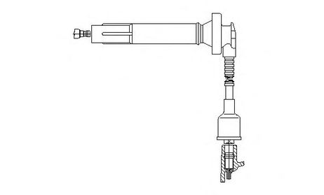 Bremi 3A6/0E46 Провод высоковольтный