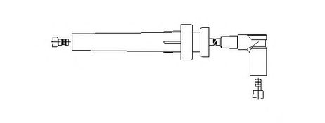 фото Bremi 6A5/930 Провод высоковольтный Bremi 6A5/930 Провод высоковольтный