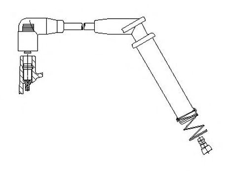 Bremi 6A8/442 Провод высоковольтный