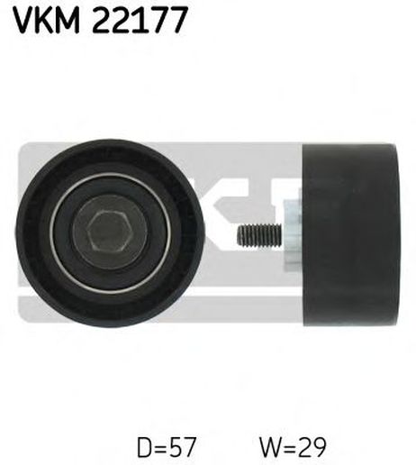 фото SKF VKM 22177 Ролик обводной ремня ГРМ SKF VKM 22177 Ролик обводной ремня ГРМ