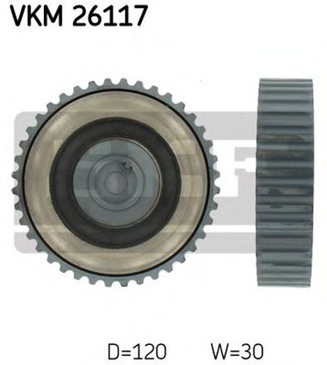 фото SKF VKM 26117 Промежуточный ролик ремня ГРМ SKF VKM 26117 Промежуточный ролик ремня ГРМ