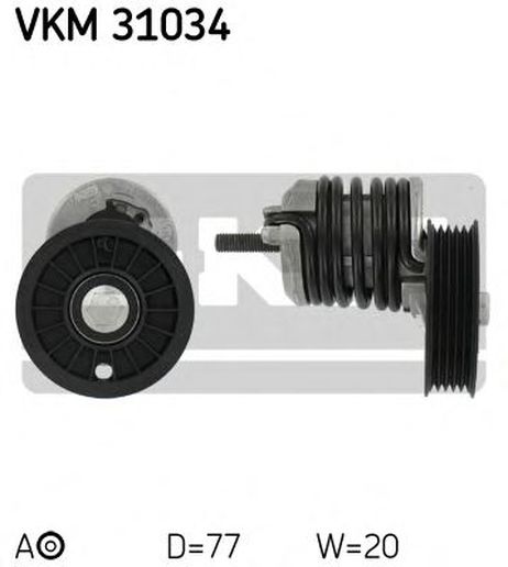 фото SKF VKM 31034 Ролик натяжной приводного ремня SKF VKM 31034 Ролик натяжной приводного ремня