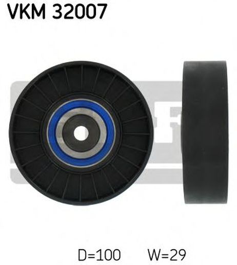 фото SKF VKM 32007 Промежуточный ролик поликлинового ремня SKF VKM 32007 Промежуточный ролик поликлинового ремня