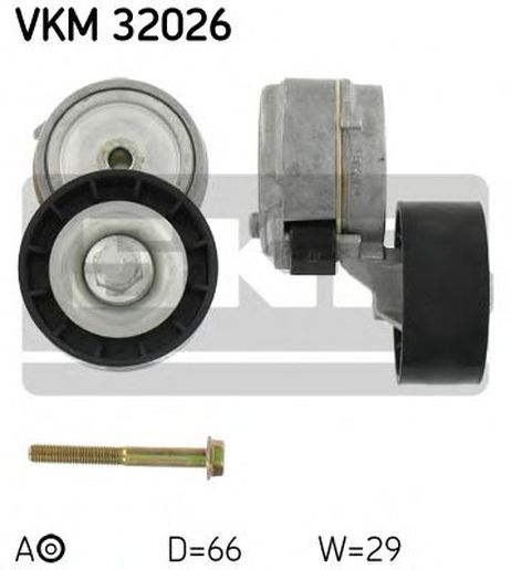 фото SKF VKM 32026 Ролик натяжной навесного оборудования SKF VKM 32026 Ролик натяжной навесного оборудования