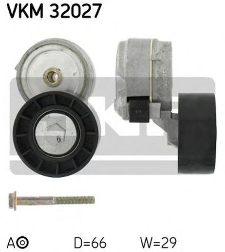 фото SKF VKM 32027 Ролик натяжной приводного ремня SKF VKM 32027 Ролик натяжной приводного ремня