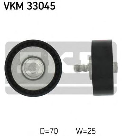 фото SKF VKM 33045 Промежуточный ролик поликлинового ремня SKF VKM 33045 Промежуточный ролик поликлинового ремня