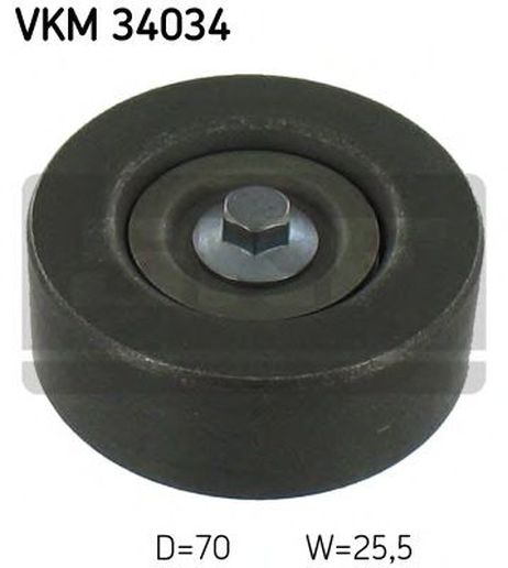 фото SKF VKM 34034 Ролик обводной приводного ремня SKF VKM 34034 Ролик обводной приводного ремня