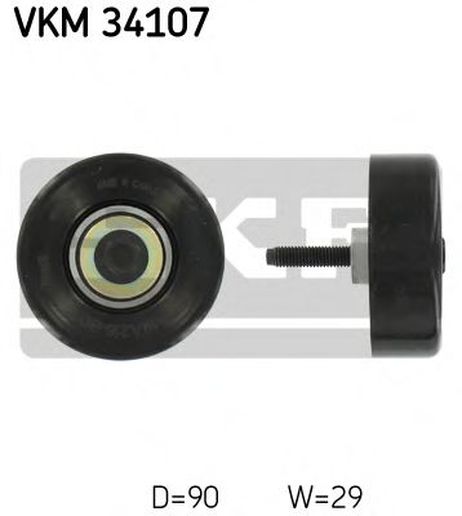 фото SKF VKM 34107 Ролик обводной приводного ремня SKF VKM 34107 Ролик обводной приводного ремня