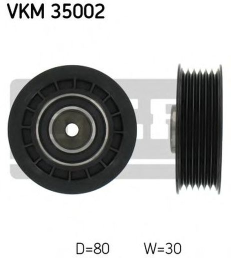 фото SKF VKM 35002 Промежуточный ролик поликлинового ремня SKF VKM 35002 Промежуточный ролик поликлинового ремня