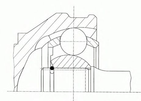 фото GKN-Lobro 300971 Шрус | перед | GKN-Lobro 300971 Шрус | перед |