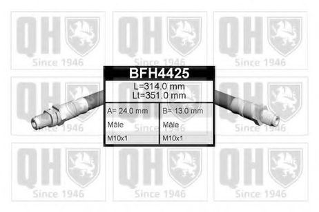 фото Quinton Hazell BFH4425 Шланг тормозной Quinton Hazell BFH4425 Шланг тормозной