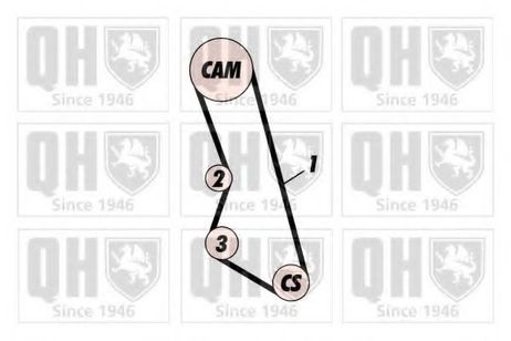 Quinton Hazell QBK106 Комплект ремня ГРМ