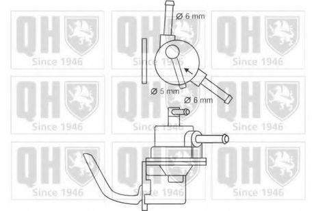 Quinton Hazell QFP273 Насос топливный