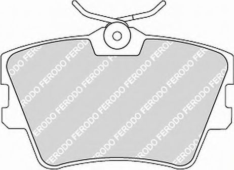 фото Ferodo FVR1132 Колодки тормозные дисковые | зад | Ferodo FVR1132 Колодки тормозные дисковые | зад |