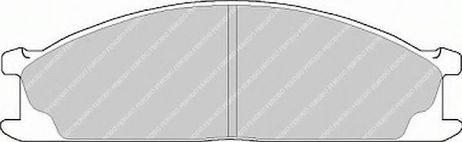 фото Ferodo FVR641 Колодки тормозные дисковые | перед | Ferodo FVR641 Колодки тормозные дисковые | перед |