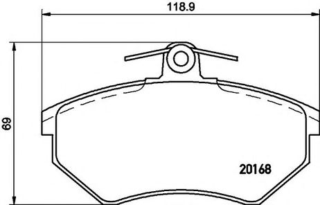 фото Mintex MDB1571 Колодки тормозные дисковые | перед | Mintex MDB1571 Колодки тормозные дисковые | перед |